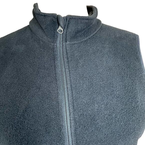Port Authority Women's Fleece Vest Size XXL Black Zip Front - Picture 2 of 14